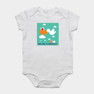 Pelicans and Medical Boxes Baby Bodysuit